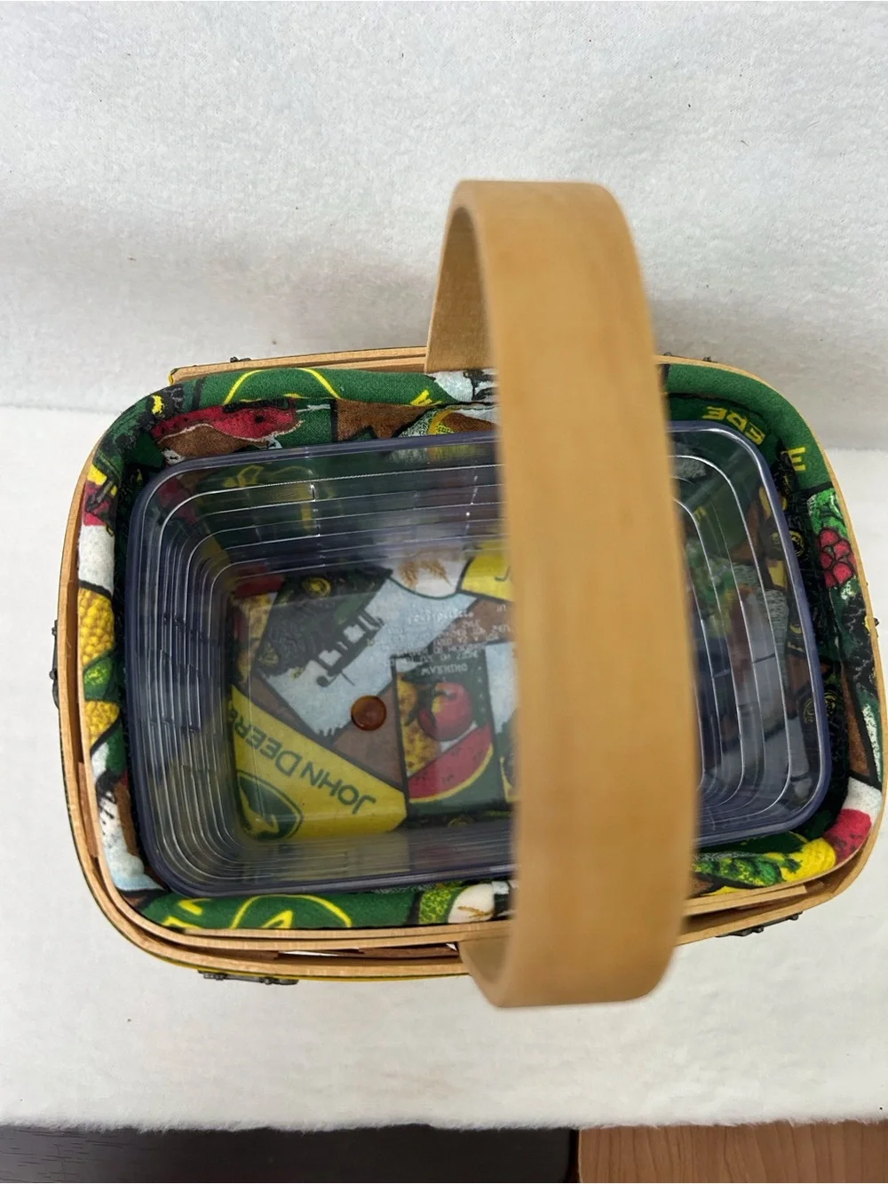 Longaberger 2006 John Deere Tea Basket